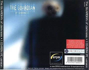 The Guardian of Darkness  - Box - Back Image