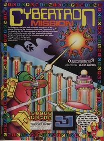 Cybertron Mission - Advertisement Flyer - Front Image
