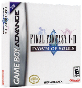 Final Fantasy I & II: Dawn of Souls - Box - 3D Image