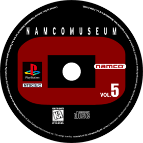 Namco Museum Vol. 5 - Fanart - Disc Image