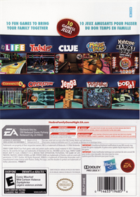 Hasbro: Family Game Night Fun Pack - Box - Back Image