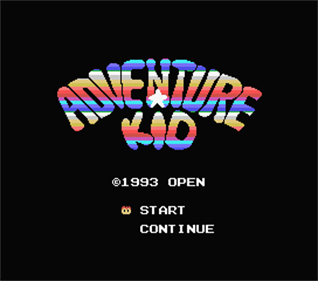 Adventure Kid - Screenshot - Game Title Image