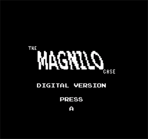 The Magnilo Case - Screenshot - Game Title Image