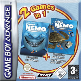 2 Games in 1: Finding Nemo + Finding Nemo: The Continuing Adventures - Box - Front Image