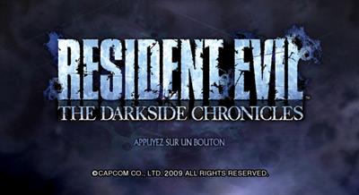 Resident Evil: The Darkside Chronicles - Screenshot - Game Title Image