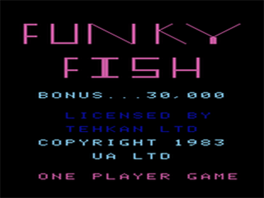 Funky Fish - Screenshot - Game Title Image