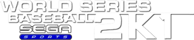 World Series Baseball 2K1 - Clear Logo Image