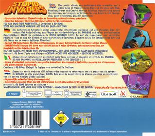 Stupid Invaders: The Epic Adventure of Five Incredibly Stupid Aliens - Box - Back Image