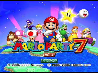 Mario Party 7 - Screenshot - Game Title Image