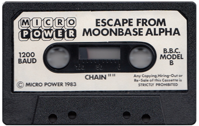 Escape from Moonbase Alpha - Cart - Front Image