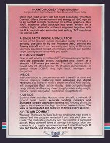 Phantom Combat Simulator - Box - Back Image