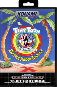 Tiny Toon Adventures: Buster's Hidden Treasure - Box - Front - Reconstructed Image