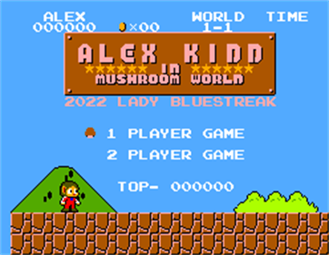 Alex Kidd in Mushroom World - Screenshot - Game Title Image