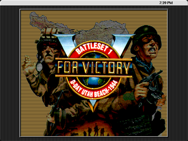 V for Victory: Battleset 1: D-Day Utah Beach: 1944 - Screenshot - Game Title Image