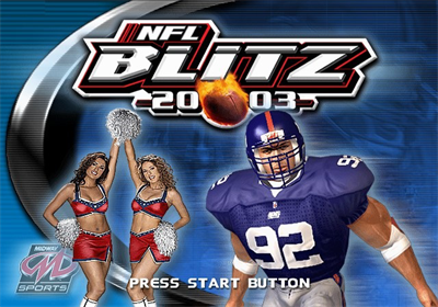 NFL Blitz 2003 - Screenshot - Game Title Image