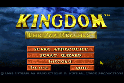 Kingdom: The Far Reaches - Screenshot - Game Select Image