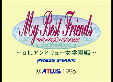 My Best Friends: St. Andrew Jogakuin Hen - Screenshot - Game Title Image