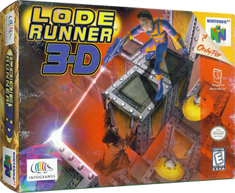 Lode Runner 3-D - Box - 3D Image
