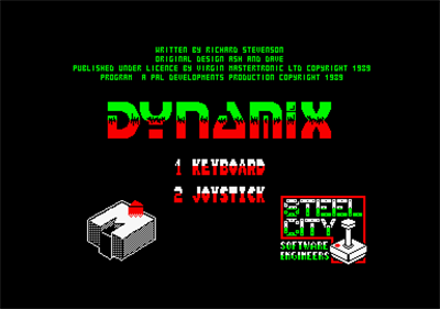 Dynamix - Screenshot - Game Select Image