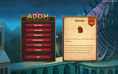 ADOM: Ancient Domains of Mystery - Screenshot - Game Title