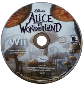 Alice in Wonderland - Disc Image