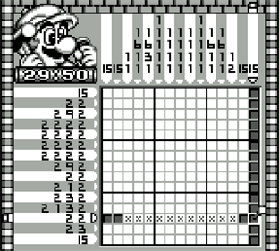 Mario's Picross - Screenshot - Gameplay Image