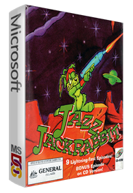 Jazz Jackrabbit CD-ROM - Box - 3D Image