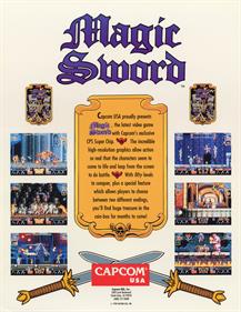 Magic Sword - Advertisement Flyer - Front Image