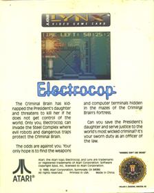 Electrocop - Box - Back Image