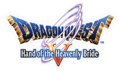 Dragon Quest V: The Heavenly Bride - Clear Logo Image