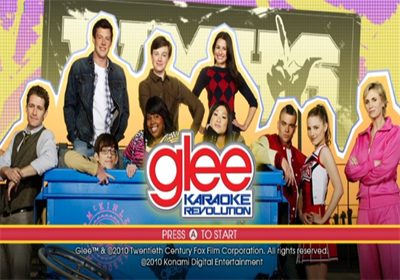 Karaoke Revolution: Glee - Screenshot - Game Title Image