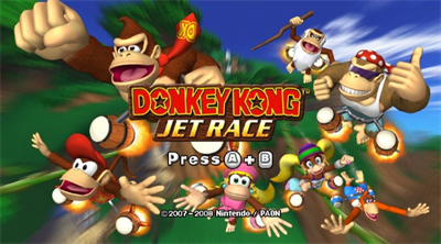 Donkey Kong: Barrel Blast - Screenshot - Game Title Image