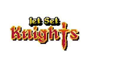 Jet Set Knights - Clear Logo Image