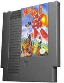 Mega Man 6 - Cart - 3D Image