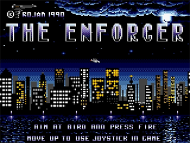 The Enforcer - Screenshot - Game Title Image