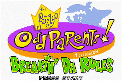 The Fairly OddParents!: Breakin da Rules - Screenshot - Game Title Image