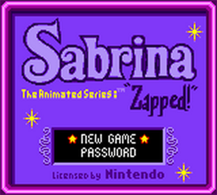 Sabrina the Animated Series: Zapped! - Screenshot - Game Title Image