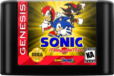 Sonic The Hedgehog MegaMix - Cart - Front Image