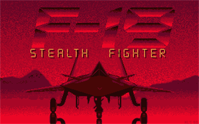 F-19 Stealth Fighter - Screenshot - Game Title Image