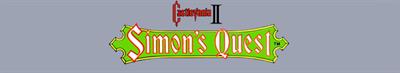 Castlevania II: Simon's Quest - Banner Image