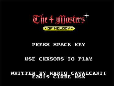 The 4 Masters of Melody - Screenshot - Game Title Image