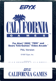 California Games - Fanart - Cart - Front Image