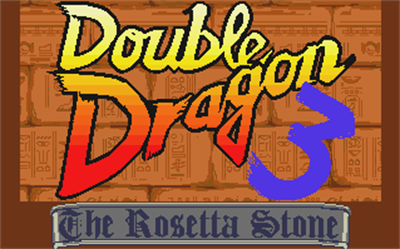 Double Dragon III: The Rosetta Stone - Screenshot - Game Title Image