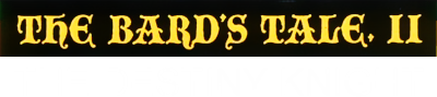 The Bard's Tale II: The Destiny Knight - Banner