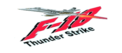 F-18 Thunder Strike - Clear Logo Image