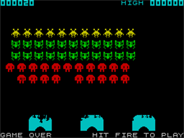 Space Raiders - Screenshot - Game Over Image