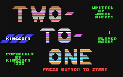 Two-To-One - Screenshot - Game Title Image