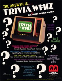 Trivia Whiz - Advertisement Flyer - Front Image