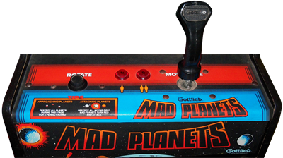 Mad Planets - Arcade - Control Panel Image