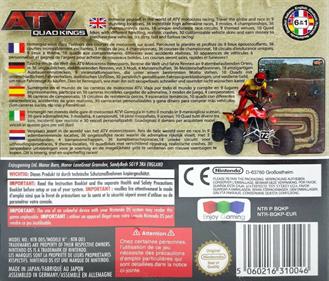 ATV: Quad Kings - Box - Back Image